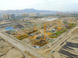 蘭州恒大山水城項(xiàng)目D、E地塊土石方工程施工